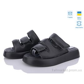 Шльопанці жіночі полегшені Літо 4074-59 чорний (6 пар р.36-40) "A.N.I.One" недорого оптом від прямого постачальника