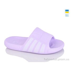 Шльопанці жіночі полегшені Літо 010 фіолетовий (8 пар р.30-35) "DeMur" недорого оптом від прямого постачальника