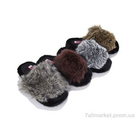 Фотография Тапки женские для дома Весна/осень 8143 mix (12 пар р.36-41) "Slippers" недорого оптом от прямого поставщика