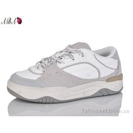 Фотография Кроссовки женские модные Весна/осень A82-1 (8 пар р.36-41) "Aba" недорого оптом от прямого поставщика