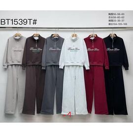 Костюм спортивний жіночий теплий BT1539T-1 l.grey р.M-XL "Dorimodes" недорого оптом від прямого постачальника