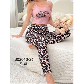 Фотография Пижама женская топ+штаны р-ры S-XL"FLOWER" купить недорого от прямого поставщик
