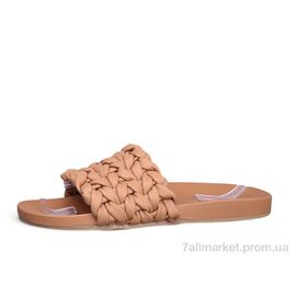 Шльопанці жіночі полегшені Літо 17730 brown (7 пар р.36-40) "DeMur" недорого оптом від прямого постачальника