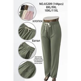 Штани спортивні жіночі A5209 mix р.8XL-11XL "Hoan" недорого оптом від прямого постачальника