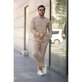 Фотография Костюм мужской 5239 beige р.S-2XL "ROLADA" недорого оптом от прямого поставщика