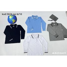 Фотография Свитер детский на мальчика 2624 white р.6-10 "Фунтик" недорого оптом от прямого поставщика