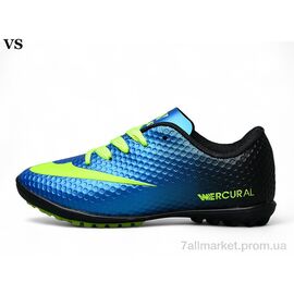 Футбольне взуття дитячі Весна/осінь Mercurial 08 blue (8 пар р.31-35) "VS" недорого оптом від прямого постачальника