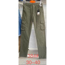 Фотография Штаны мужские 384 green р.30-40 "God Baron" недорого оптом от прямого поставщика