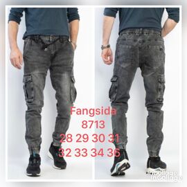 Джинси чоловічі 8713 grey р.28-36 "God Baron" недорого оптом від прямого постачальника