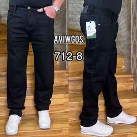 Джинси чоловічі 712-8 black р.29-36 "God Baron" недорого оптом від прямого постачальника