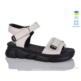 Фотография Босоножки женские летние Лето 701-25 беж к. (6 пар р.36-40) "Sali" недорого оптом от прямого поставщика