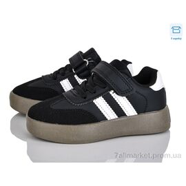 Кросівки дитячі модні Весна/осінь LB822 black (6 пар р.26-31) "Цветик" недорого оптом від прямого постачальника