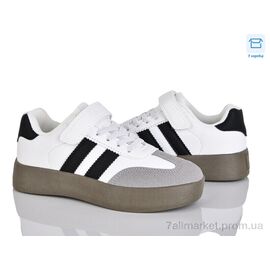 Кросівки дитячі модні Весна/осінь LC823 grey-black (6 пар р.32-37) "Цветик" недорого оптом від прямого постачальника