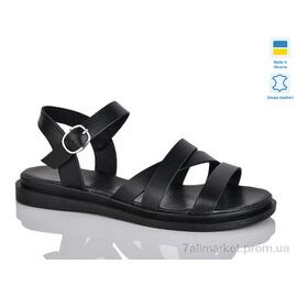 Фотография Босоножки женские летние Лето 2601 чорний к. (6 пар р.36-40) "Sali" недорого оптом от прямого поставщика