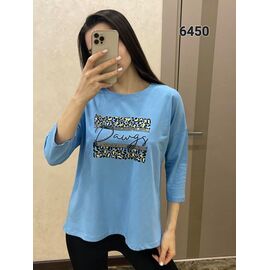 Светр жіночий 6450 l.blue р.44-50 "FSN" недорого оптом від прямого постачальника