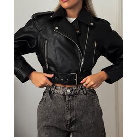 Куртка жіноча демісезонна 2312 black р.S-XL "Legend Group" недорого оптом від прямого постачальника