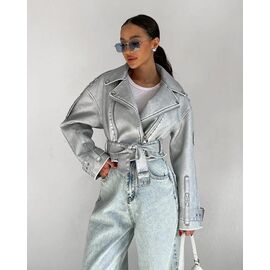 Фотография Куртка женская демисезонная 2488 grey р.S-L "Legend Group" недорого оптом от прямого поставщика