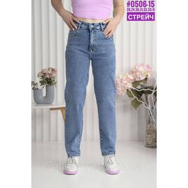 Фотография Джинсы женские mom fit размерный ряд 28,29,30,31,32,33 "PARTNERS" недорого от прямого поставщика