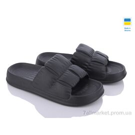 Шльопанці жіночі полегшені Літо Крок С95 чорний (6 пар р.36-41) "Vladimir" недорого оптом від прямого постачальника