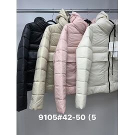 Куртка жіноча демісезонна 9105 pink р.42-50 "Jacket" недорого оптом від прямого постачальника