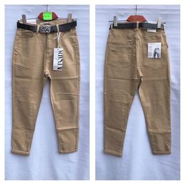 Фотография Джинсы женские BF1556-26 beige р.XS-XL "Miss Kurry" недорого оптом от прямого поставщика