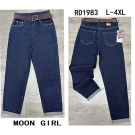 Фотография Джинсы женские RD1983 blue р.L-4XL "Miss Kurry" недорого оптом от прямого поставщика
