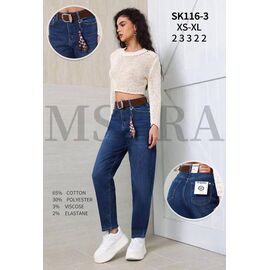 Фотография Джинсы женские SK116-3 blue р.XS-XL "Miss Kurry" недорого оптом от прямого поставщика