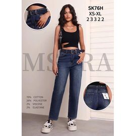 Фотография Джинсы женские SK76H blue р.XS-XL "Miss Kurry" недорого оптом от прямого поставщика