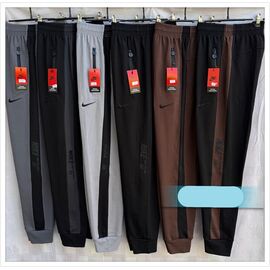 Штани спортивні чоловічі S738 black р.48-58 "Shon" недорого оптом від прямого постачальника