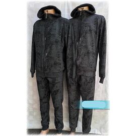 Фотография Костюм спортивный мужской S735 black р.46-54 "Shon" недорого оптом от прямого поставщика