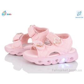 Босоніжки дитячі літні Літо L607-1-2 LED (8 пар р.21-26) "BBT" недорого оптом від прямого постачальника