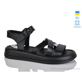 Фотография Босоножки женские летние Лето 2105 чорний к. (6 пар р.36-40) "Sali" недорого оптом от прямого поставщика