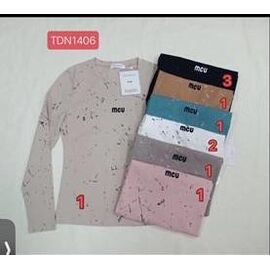 Светр жіночий 1406 mix р.44-48 "FLORA" недорого оптом від прямого постачальника