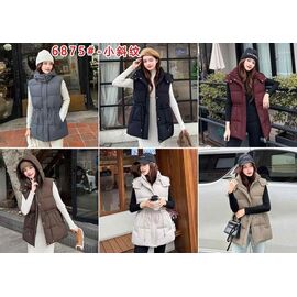 Фотография Жилетка женская JL6875 d.grey р.M-2XL "FLORA" недорого оптом от прямого поставщика