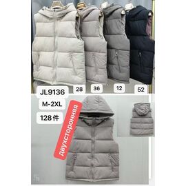 Жилетка жіноча JL9136-52 black р.M-2XL "FLORA" недорого оптом від прямого постачальника