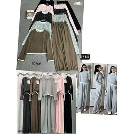 Костюм жіночий BT8075 grey р.M-XL "FLORA" недорого оптом від прямого постачальника