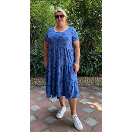 Сукня літня жіноча 1940 blue р.50-56 "ZLATA" недорого оптом від прямого постачальника