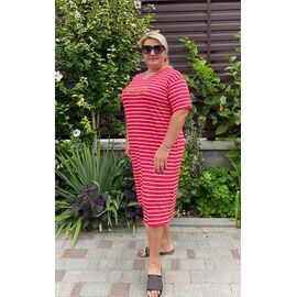 Сукня літня жіноча 12 red р.46-56 "ZLATA" недорого оптом від прямого постачальника