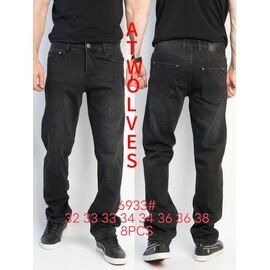 Джинси чоловічі 6933 black р.32-38 "God Baron" недорого оптом від прямого постачальника