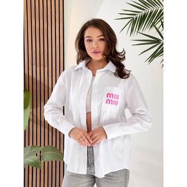 Сорочка жіноча 1073 white р.42-48 "Lelis" недорого оптом від прямого постачальника