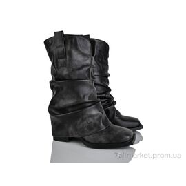 Фотография Сапоги женские удобные Весна/осень H276-10E (6 пар р.36-40) "Lino Marano" недорого оптом от прямого поставщика