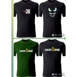 Футболка чоловіча 205 black-orange р.56-60 "Mary Brand" недорого оптом від прямого постачальника