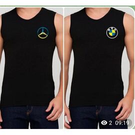 Майка чоловіча 281 black Mers р.44-54 "Mary Brand" недорого оптом від прямого постачальника