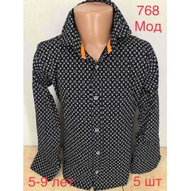 Сорочка дитяча на хлопчика N768 black р.5-9 "EMRE" недорого оптом від прямого постачальника