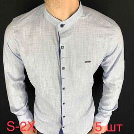 Сорочка чоловіча ND280 l.blue р.44-52 "EMRE" недорого оптом від прямого постачальника