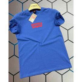 Футболка чоловіча 4511 blue р.S-2XL "Alex Clothes" недорого оптом від прямого постачальника