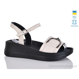 Фотография Босоножки женские летние Лето 1718-2 беж.к. (6 пар р.37-41) "Sali" недорого оптом от прямого поставщика