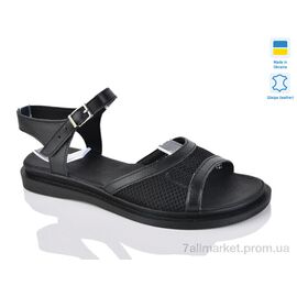 Босоніжки жіночі літні Літо 1126-1 чорний к. (6 пар р.36-40) "Sali" недорого оптом від прямого постачальника