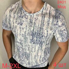 Футболка чоловіча N2401 grey р.48-56 "EMRE" недорого оптом від прямого постачальника