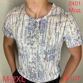 Футболка чоловіча N2401 l.blue р.48-56 "EMRE" недорого оптом від прямого постачальника